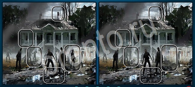 Игра Найдите отличия прохождение Уровень 2027