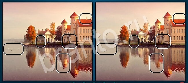 Найдите отличия помощь в картинках Уровень 2038