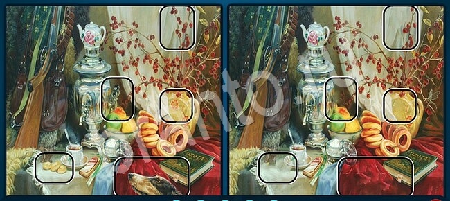 Найдите отличия помощь в картинках Уровень 1938