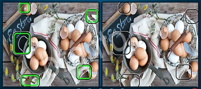 Помощь на игру Найдите отличия Уровень 1951