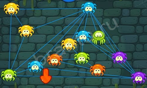 Помощь на игру ВК Паучки Уровень 64