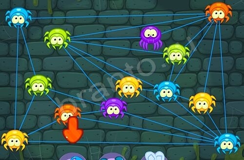 ответы к игре Паучки Уровень 65