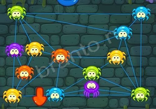 Паучки відповідi на игру Уровень 67