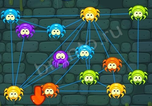 решебник на игру Паучки Уровень 71