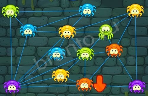 Паучки ответы в картинках Уровень 76