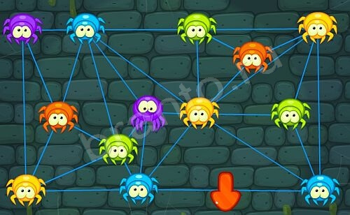 Игра Паучки подсказки Уровень 78