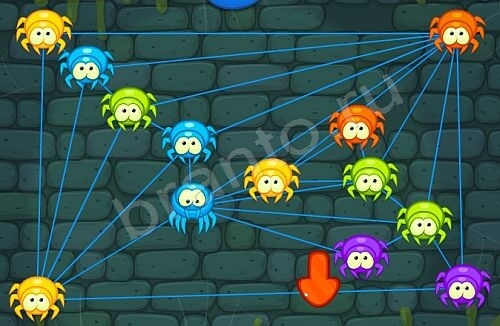 игра Паучки ответ на Уровень 80