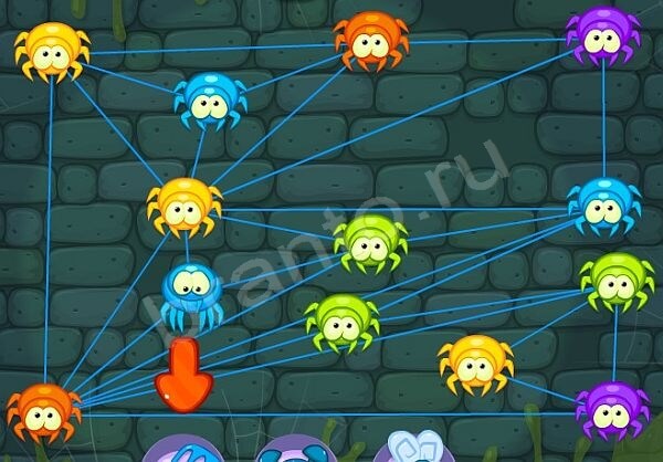 ответы на игру Паучки в одноклассниках Уровень 81