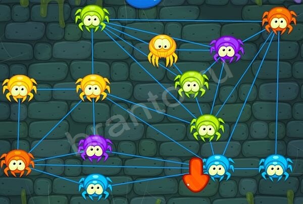 ответы к игре Паучки Уровень 85