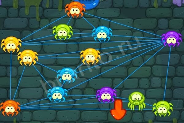 ответы на игру в одноклассниках Паучки Уровень 86