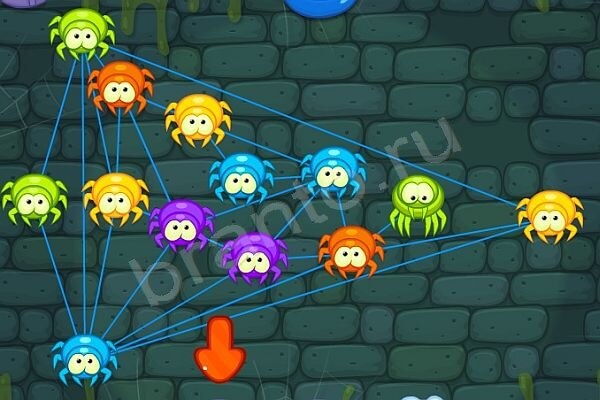 Паучки відповідi на игру Уровень 87