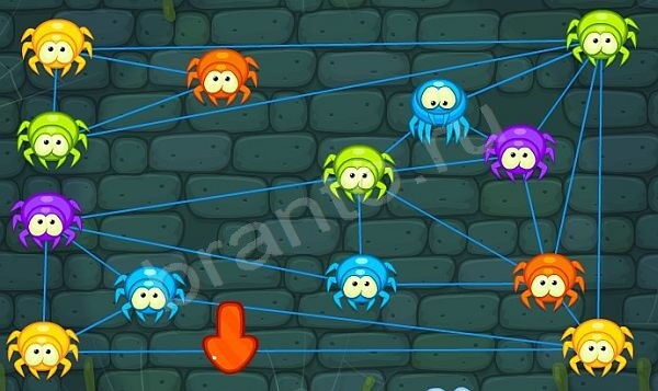 решебник на игру Паучки Уровень 91