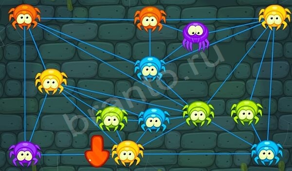 Паучки игра ответы Уровень 93