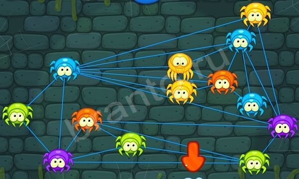 Паучки игра подсказки Уровень 94