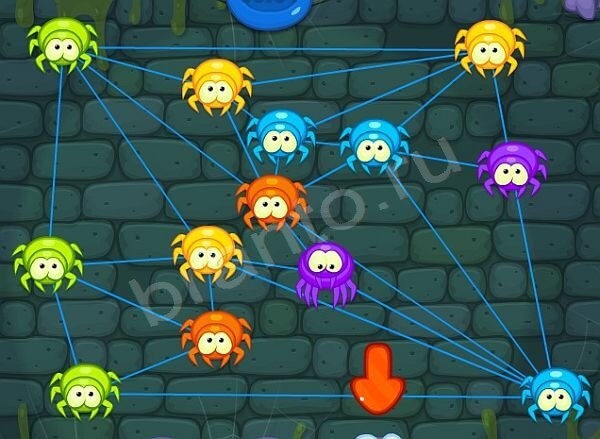 Паучки ответы в картинках Уровень 96