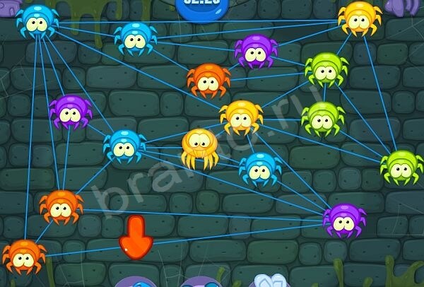 игра Паучки ответ на Уровень 100