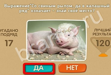 Карты со свиньей