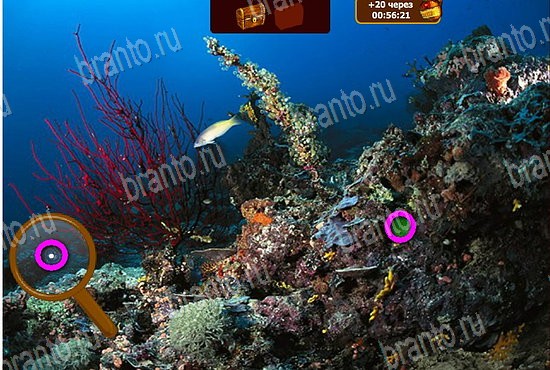 ответы на игру Сокровища морей в одноклассниках Уровень 152