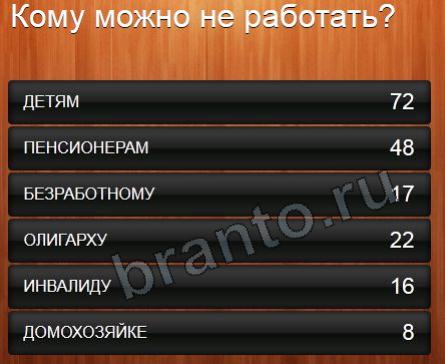 Кем может работать пенсионер 100 к 1 андроид