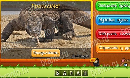 Решения на игру Угадай животных Эпизод 3 уровень 54