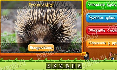 Игра Угадай животных ответы одноклассники, вк Уровень 68