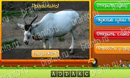 ответы на игру Угадай животных в одноклассниках Уровень 127