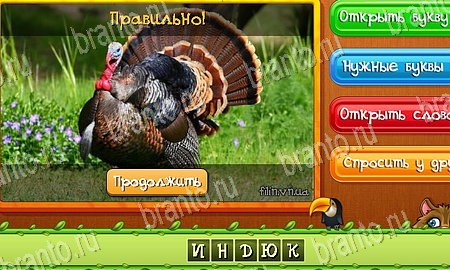 решебник на игру Угадай животных Уровень 197