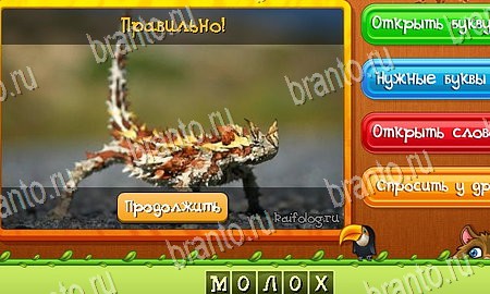 Помощь на игру ВК Угадай животных Уровень 280