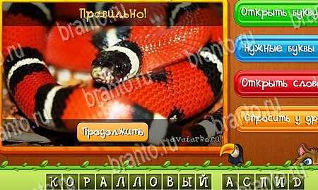 Игра Угадай животных подсказки вк Уровень 369