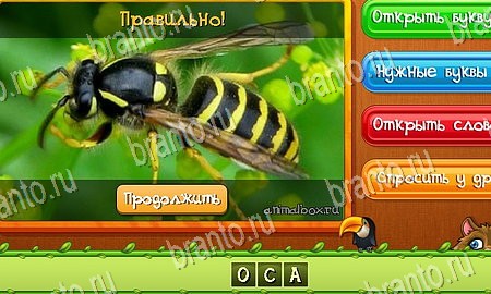 решебник на игру Угадай животных Уровень 247