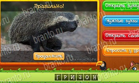 Угадай животных игра вконтакте подсказки Уровень 450