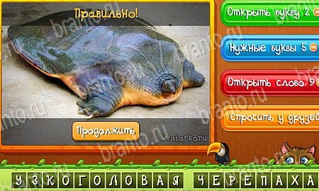 решебник на игру Угадай животных Уровень 462