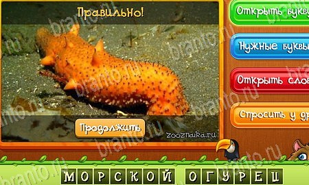 Помощь на игру ВК Угадай животных Уровень 505