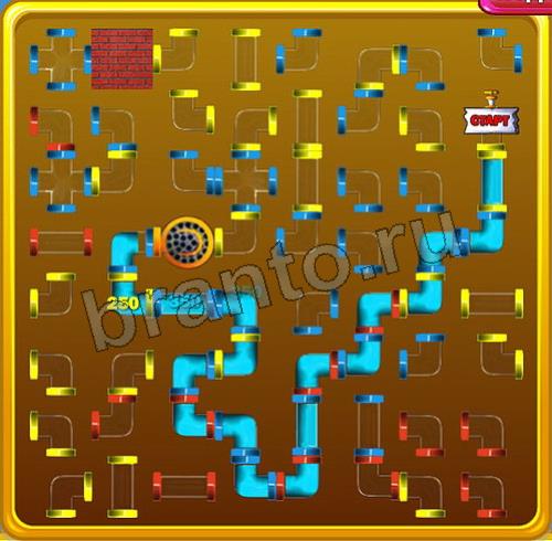 Подсказки на игру Водопроводчик Уровень 92