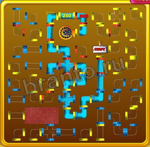 Игра Водопроводчик ответы Уровень 107