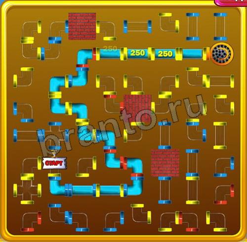 Водопроводчик решения Уровень 112