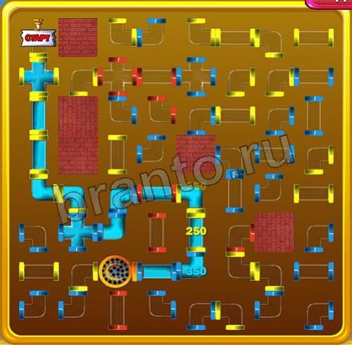 Водопроводчик игра ответы Уровень 113