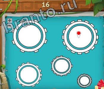 помощь на игру Загадочный остров одноклассники уровень 203 шестерня 16